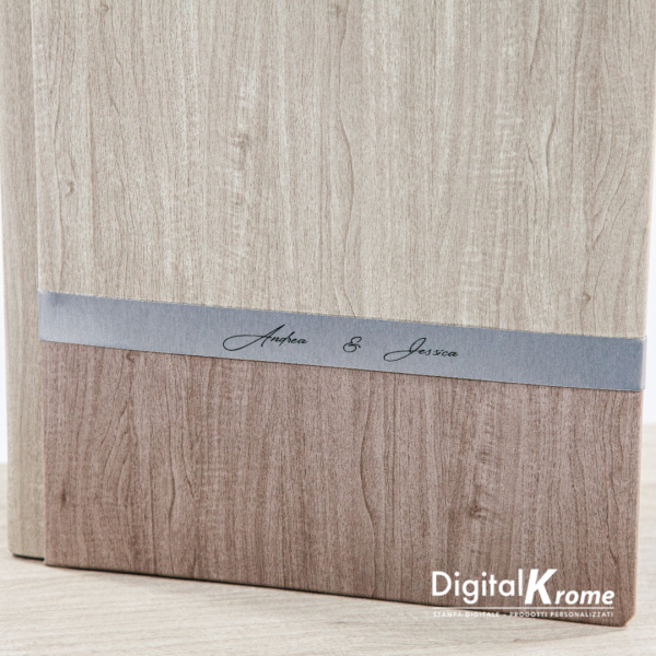 Fotolibro Professionale per Matrimonio | Modello Andrea 25×35 cm – Wedding Album Digital Krome