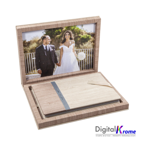 Fotolibro Professionale per Matrimonio | Modello Andrea 25×35 cm – Wedding Album Digital Krome