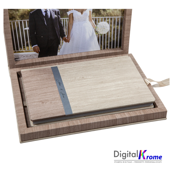Fotolibro Professionale per Matrimonio | Modello Andrea 25×35 cm – Wedding Album Digital Krome