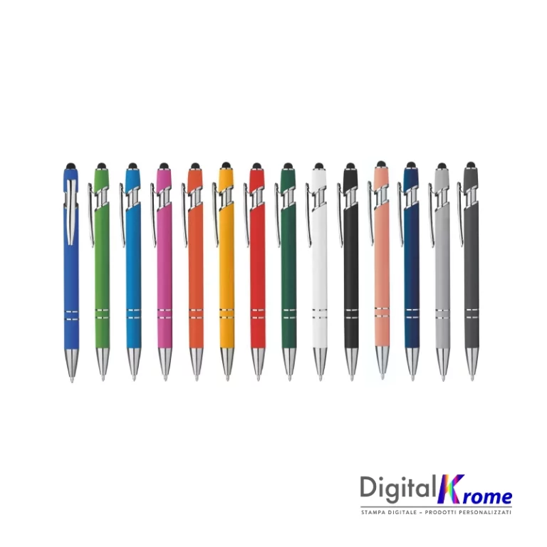 Penne a Sfera Touch con Logo Personalizzato | Confezione da 100 pezzi Digital Krome