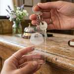 Portachiavi Trasparenti in Plexiglass Personalizzati | Albergo, Hotel, B&B | Varie Dimensioni - immagine 6