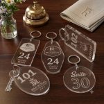 Portachiavi Trasparenti in Plexiglass Personalizzati | Albergo, Hotel, B&B | Varie Dimensioni