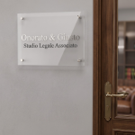 Targhe Trasparenti in Plexiglass Personalizzate | Insegna per Negozi, Studi, Ufficio, Hotel | Varie Dimensioni - immagine 3