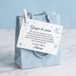 Tag per Bomboniere, Biglietti per Confetti | Classico Pieghevole, Rotondo, Quadrato, Cuore, Rettangolare - immagine 6