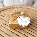 Tag per Bomboniere, Biglietti per Confetti | Classico Pieghevole, Rotondo, Quadrato, Cuore, Rettangolare - immagine 5