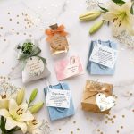Tag per Bomboniere, Biglietti per Confetti | Classico Pieghevole, Rotondo, Quadrato, Cuore, Rettangolare - immagine 7