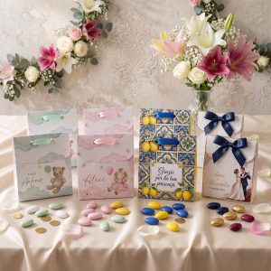Scatola Portaconfetti Personalizzata, Scatoline Bomboniere | Battesimo, Comunione, Compleanno, Matrimonio Digital Krome